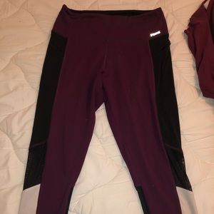 PINK leggings SIZE: L magenta/purple